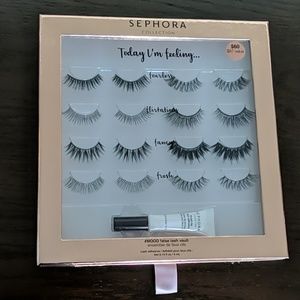 NEW 8 Sephora lashes with glue